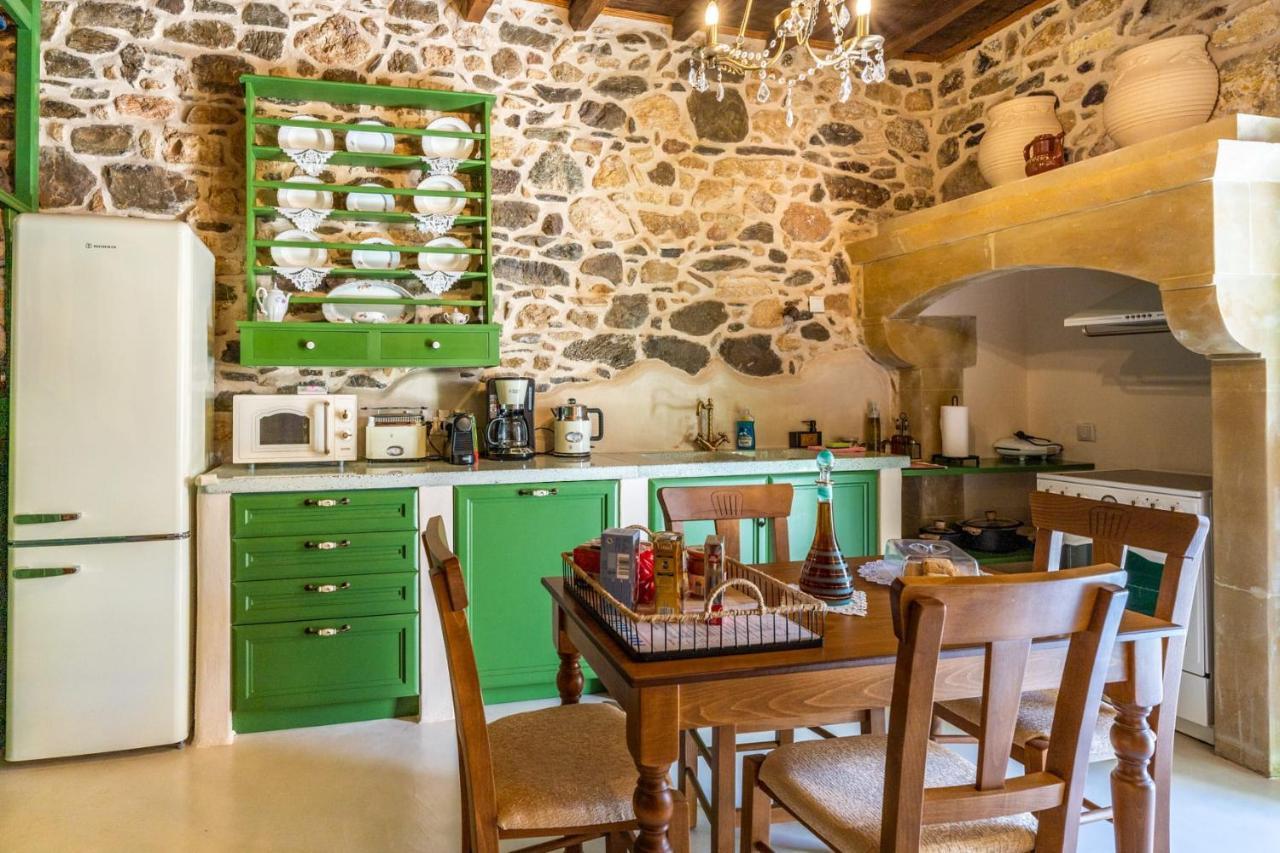 Aggel'S House - Stone House - Private Pool - Courtyard - Countryside Views Villa Kato Episkopi Exterior foto