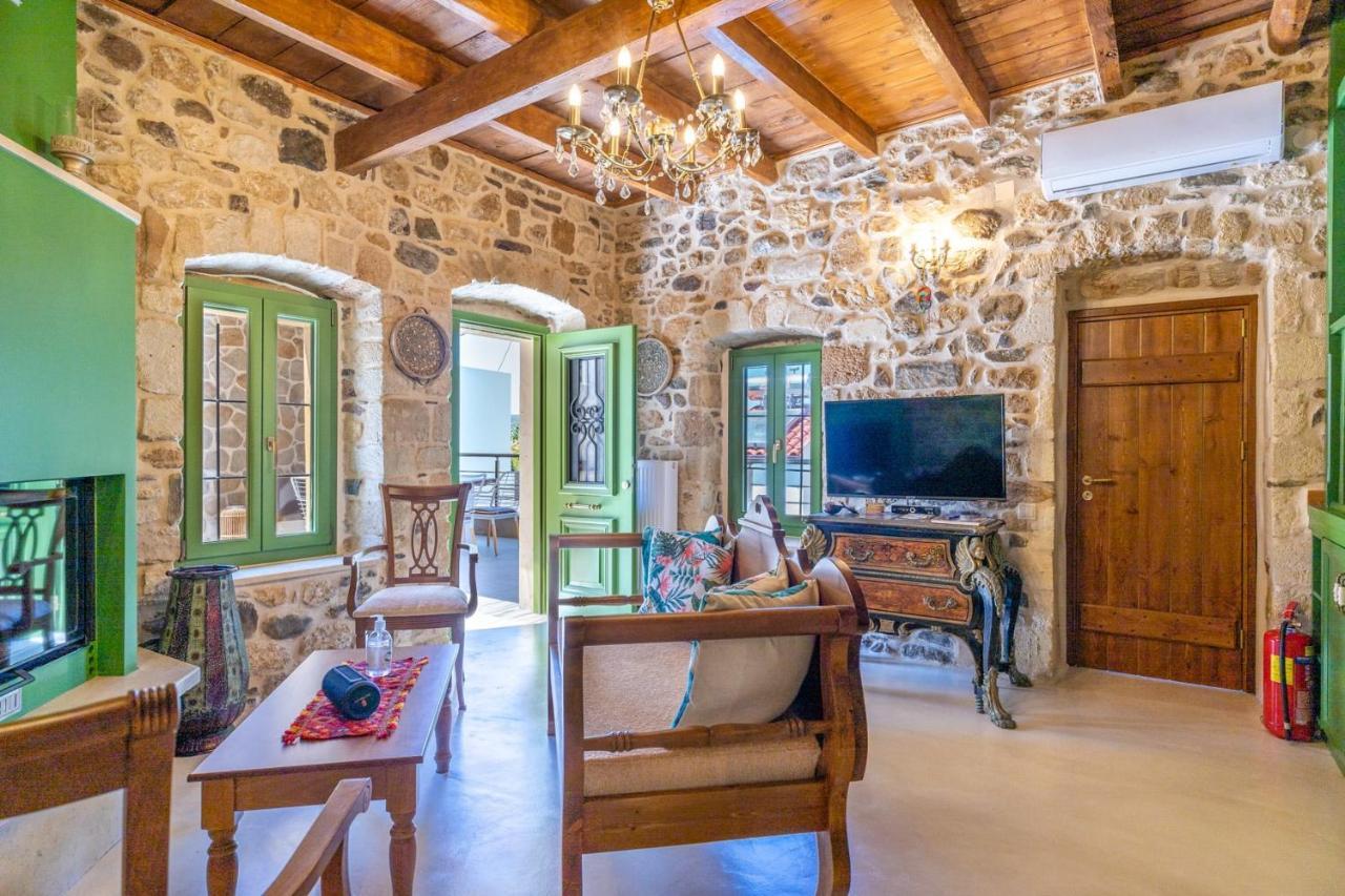 Aggel'S House - Stone House - Private Pool - Courtyard - Countryside Views Villa Kato Episkopi Exterior foto